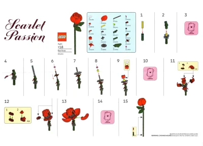 LEGO® Set REDROSE - Scarlet Passion