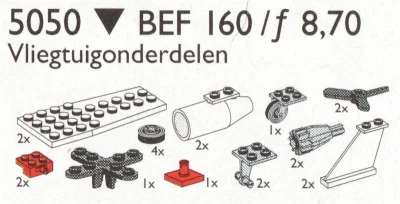 LEGO® Set 5050 - Plane Accessories