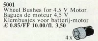 LEGO® Set 5001 - Wheel Bushes for 4.5V Basic Motor