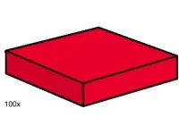 LEGO® Set 3494 - 2 x 2 Red Smooth Tiles