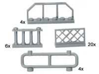 LEGO® Set 10050 - Gray Fences