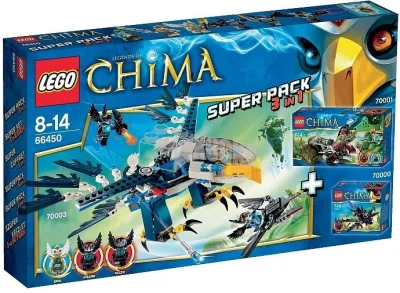 LEGO® Set 66450 - Legends of Chima Super Pack 3 in 1