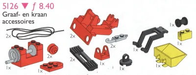 LEGO® Set 5126 - Crane and Digger Accessories