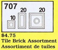 LEGO® Set 707 - Tile Brick Assortment