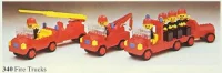 LEGO® Set 340-2 - Fire Trucks