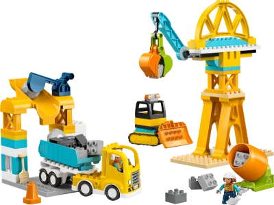 LEGO® Set 10476 - 3 in 1 Construction Site and Vehicles