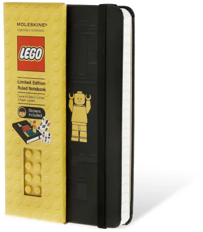 LEGO® Set 5001127 - Limited Edition Ruled Notebook (Yellow)