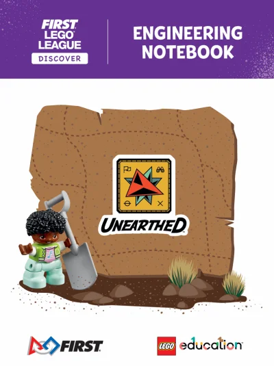 LEGO® Set FLL2025-6 - UNEARTHED Engineering Notebook (FLL Discover)