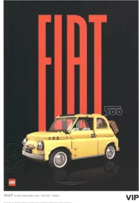 LEGO® Set 5006307 - Fiat Art Print: "Modern"