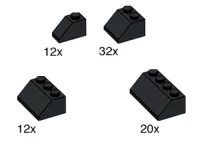 LEGO® Set 10161 - Black Roof Tiles