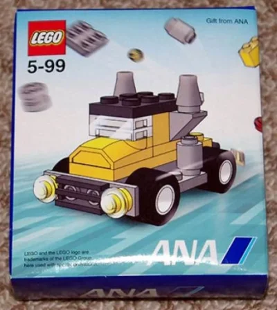 LEGO® Set 7223-2 - Yellow Truck (Box version) - ANA Promotion