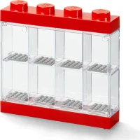 LEGO® Set 5004890 - Minifigure Display Case 8 - Red