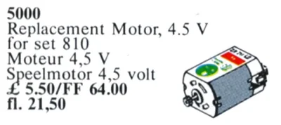 LEGO® Set 5000 - Replacement 4.5V Motor