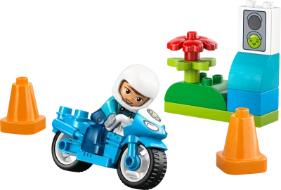 LEGO® Set 10471 - Blue Police Motorcycle