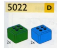 LEGO® Set 5022 - Bricks with Studs