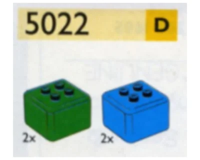 LEGO® Set 5022 - Bricks with Studs