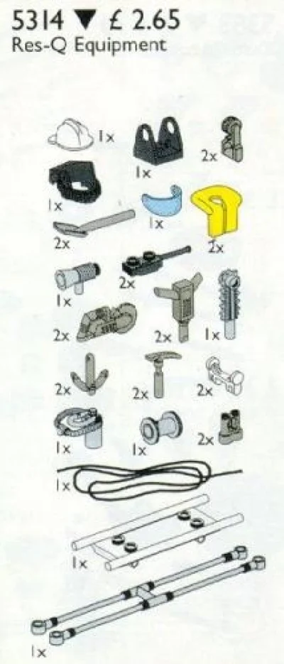 LEGO® Set 5314 - RES-Q Equipment (Tools)