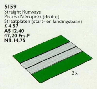 LEGO® Set 5159 - Straight Runways