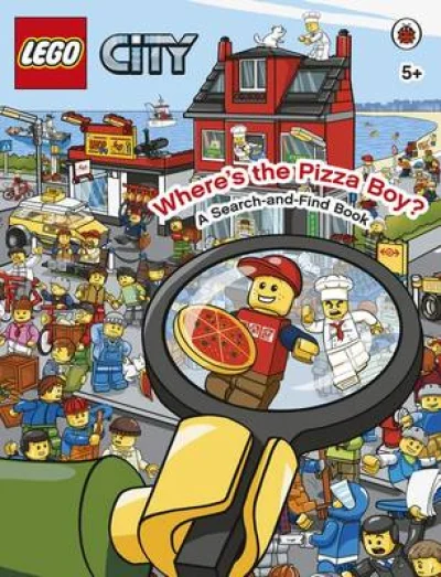 LEGO® Set 9781409314004 - City: Where's the Pizza Boy? A Search-and-Find Book