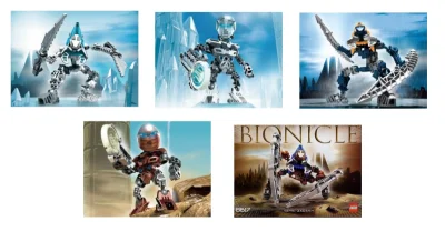 LEGO® Set 65515 - Matoran / Vahki Co-Pack 2 (contains 8610 8612 8615 8617 8619)