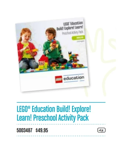 LEGO® Set 5003487 - Build! Explore! Learn! Preschool Activity Pack