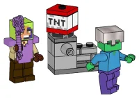 LEGO® Set L0002254 - Hero, Zombie and TNT Launcher