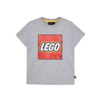 LEGO® Set 5009092 - Kids' Short Sleeve Logo T-Shirt – Gray Mélange