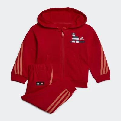 LEGO® Set HB4464 - adidas x Classic LEGO Red Jacket and Pant Set
