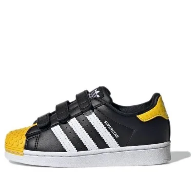 LEGO® Set GX3383 - adidas Superstar x LEGO (Black Yellow) - Kids' Shoes