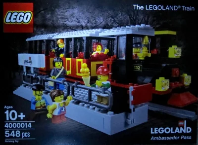 LEGO® Set 4000014-3 - The LEGOLAND Train (LEGOLAND Ambassador Pass Version)