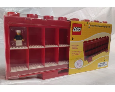 LEGO® Set 752437R - Minifigure Display Case Large Red