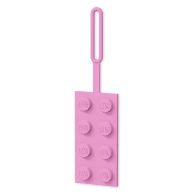 LEGO® Set 5005903 - Luggage Tag (2 x 4 Bright Pink)