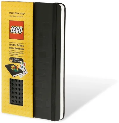 LEGO® Set 5001126 - Limited Edition Ruled Notebook (Black)