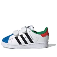 LEGO® Set H03969 - adidas Superstar CF I x LEGO (White Red Blue) - Infant Shoes