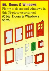 LEGO® Set 5149 - Doors and Windows