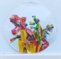 LEGO® Set DINOSTICKER - LEGO House Dinosaurs Sticker