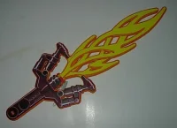 LEGO® Set 851097 - Sword, Toa Hordika Blazer Claw with Flame End