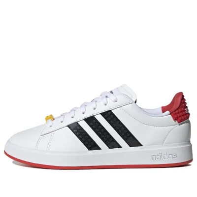 LEGO® Set HP9383 - adidas Grand Court 2.0 x LEGO (White Black Red) - Men's Shoes