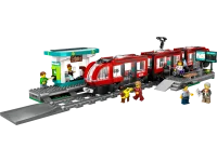 LEGO® Set 60423 - Straßenbahn mit Haltestelle