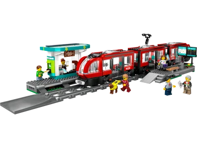 LEGO® Set 60423 - Straßenbahn mit Haltestelle