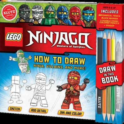 LEGO® Set 5005631 - Ninjago: How to Draw Ninjas, Villains, and More!