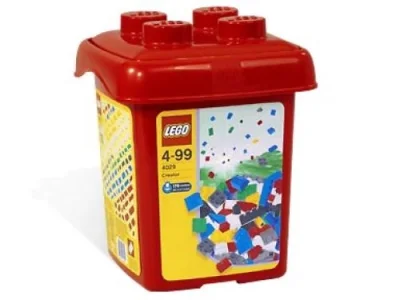LEGO® Set 4029 - Build with Bricks Bucket {Red Bucket}