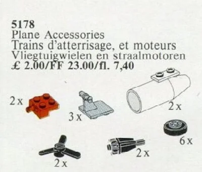 LEGO® Set 5178 - Plane Accessories