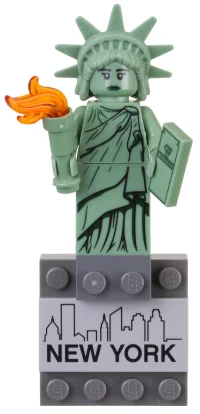 LEGO® Set 853600 - Statue of Liberty Magnet [Rockefeller Square Exclusive]