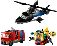 LEGO® Set 60462 - Helicopter, Fire Truck & Submarine Remix