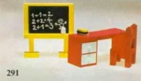 LEGO® Set 291 - Blackboard and School Desk
