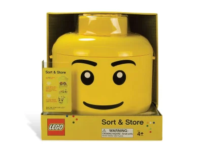 LEGO® Set 5001125 - Sort & Store Minifigure Head (Standard Smile Pattern)