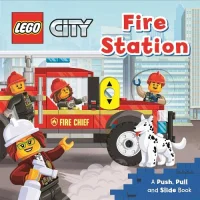 LEGO® Set 9781529048360 - City: Fire Station: A Push, Pull and Slide Book