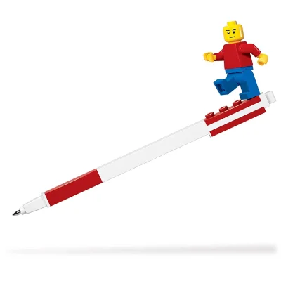 LEGO® Set 52602 - Gel Pen with Minifigure (Red)