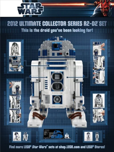 LEGO® Set 5001162 - R2-D2 Poster